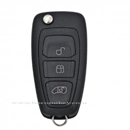 3 button Ford remote key shell