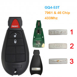 GQ4-53T 433Mhz 2+1 button...