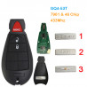 GQ4-53T 433Mhz 2+1 button PCF7961 ID46 Chip Chrysler remote key