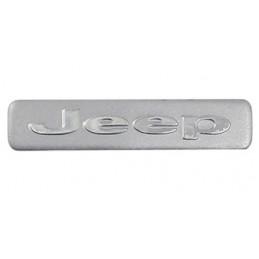 Aluminum Jeep key logo...