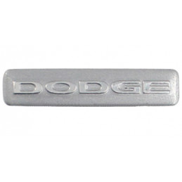 Aluminum Dodge key logo...