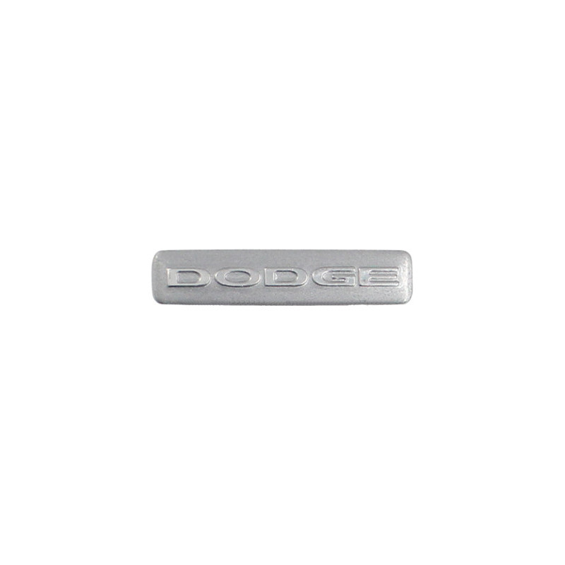 Aluminum Dodge key logo 25.5mm small size