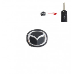 Aluminum Mazda key logo big...