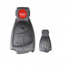 3+1 buttonMercedes benz smart remote key shell with logo