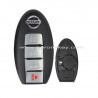 4 button NO Blade Nissan with logo remote smart key shell case after 2009