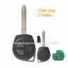 315Mhz No logo ID46 chip 2 button Suzuki Liana remote key