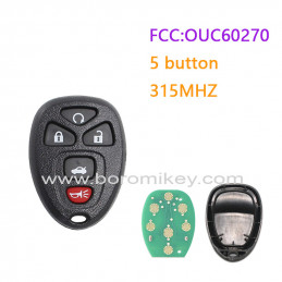 OUC60270 315MHZ 5 button GM...