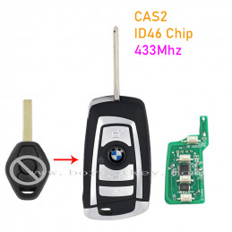 433Mhz CAS2 ID46 BMW, clé à...