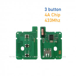 3 botones 433Mhz, chip...