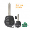 315Mhz No logo ID46 chip 2 button Suzuki swift remote key