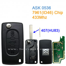 0536 ASK 3 button 407(HU83)...