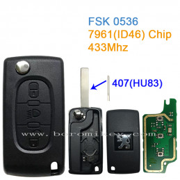FSK 0536 3 button 433Mhz...