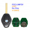 SIN chip (LX8FZV) 315MHZ BMW EWS Systerm 3 botón llave de control remoto