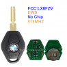 NO chip (LX8FZV) 315MHZ BMW EWS Systerm 3 button   remote key