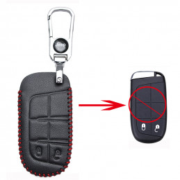 Leather 2 button JEEP key...