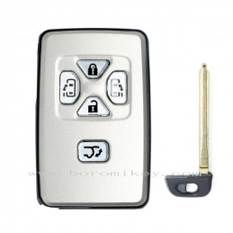 5 button Toyota remote key...