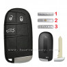 Chrysler Dodge RAM 3 button remote key shell