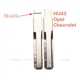 HU43 Opel Chevrolet key blade