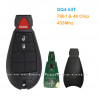 GQ4-53T 433Mhz 2+1 button PCF7961 ID46 Chip Chrysler remote key