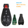 GQ4-53T 433Mhz 6+1 button PCF7961 ID46 Chip Chrysler remote key