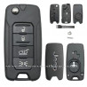 Jeep 4 button remote key shell with blade